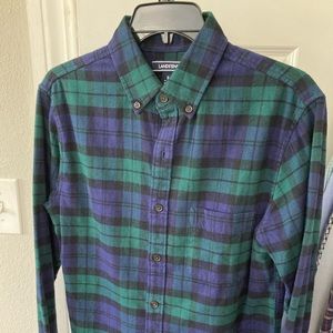 Lands’ End Nightwatch Plaid Flannel